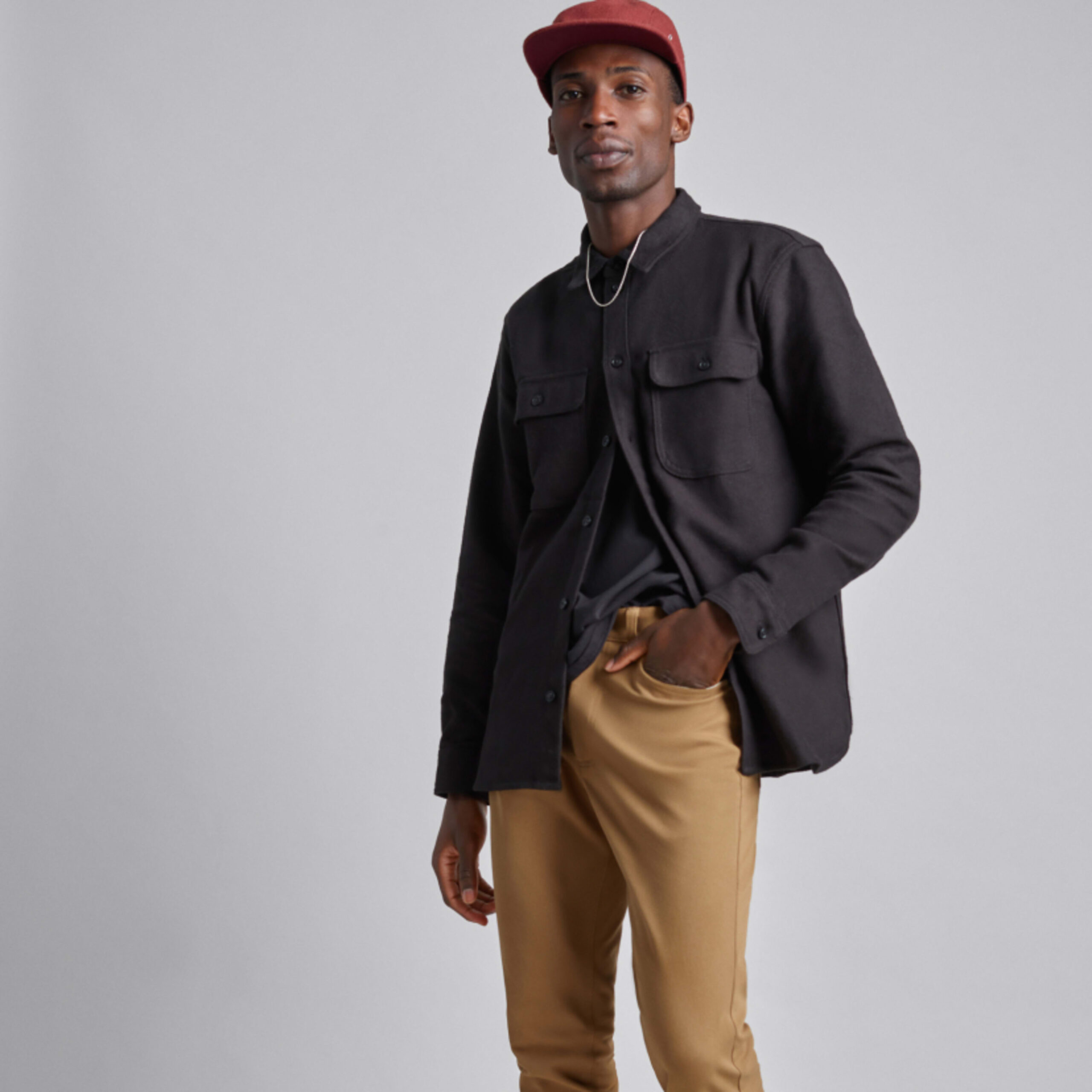 Men&#8217;s Heavyweight Overshirt | Uniform Sweater by Everlane in Charcoal Heather