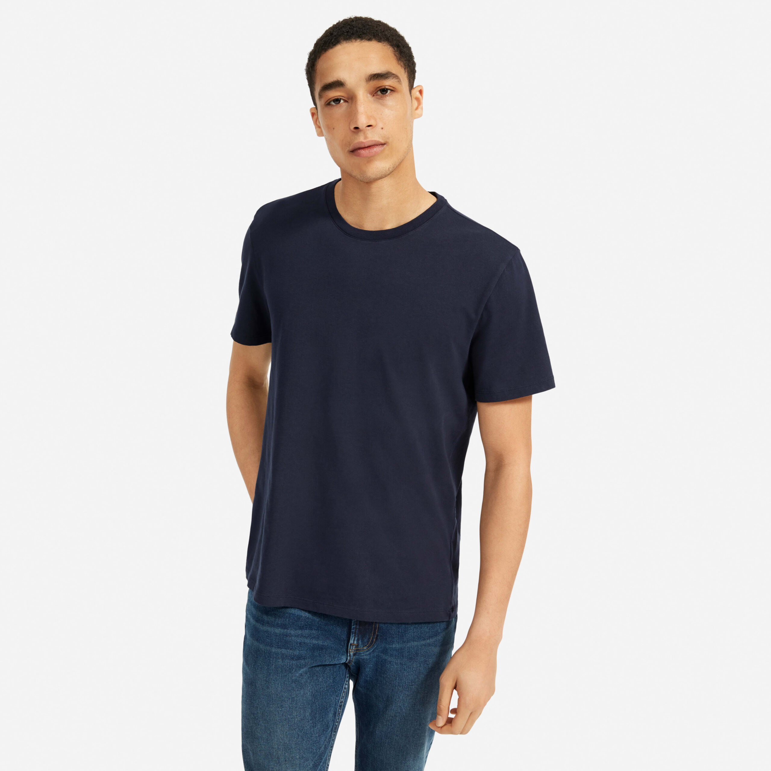 Men&#8217;s Organic Cotton Crew | Uniform T-Shirt by Everlane in Navy