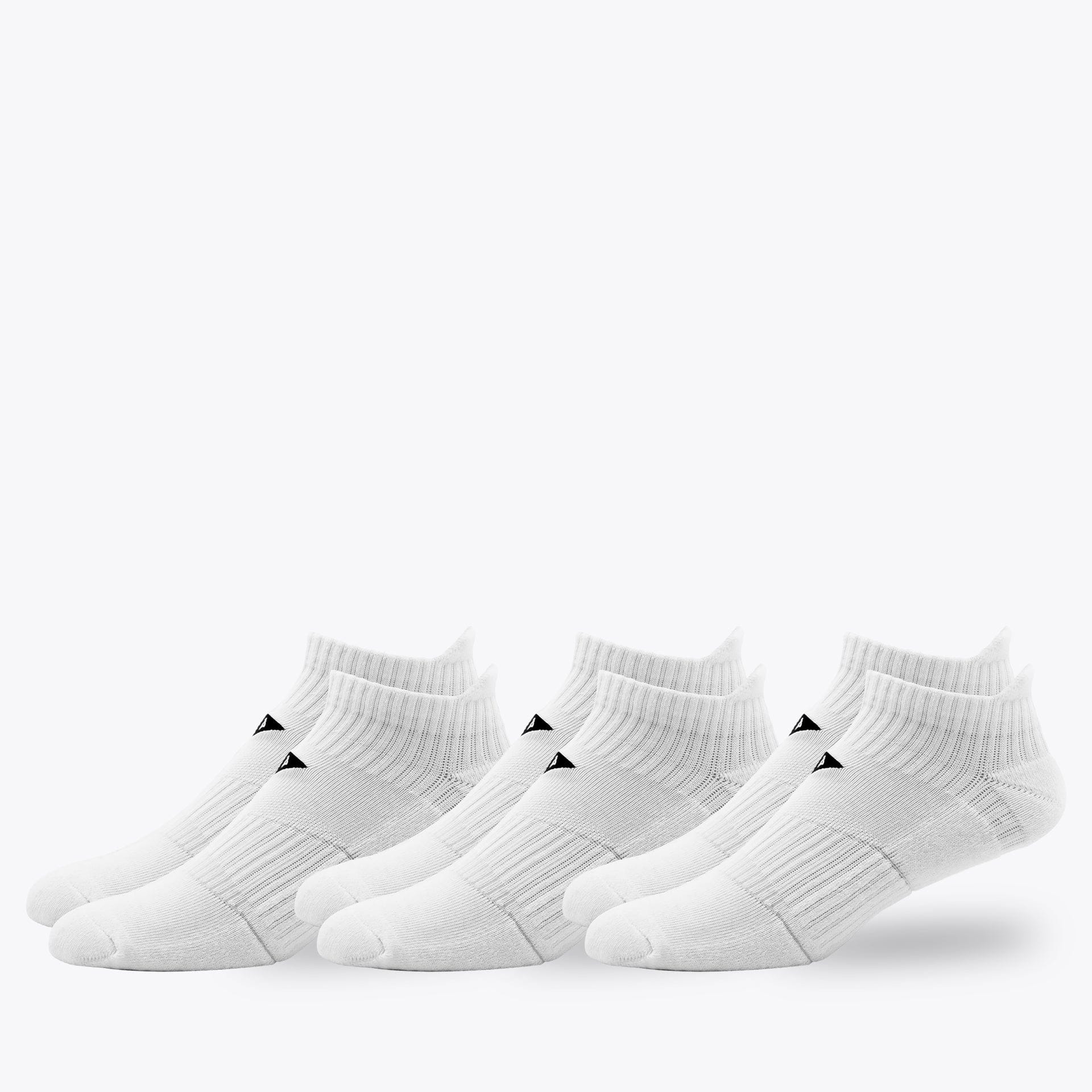 Athletic Short Sock &#8211; White &#8211; 3-Pack (M/L)