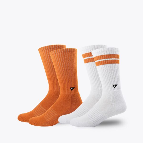 Crew Sock Long - Mixed - 2 Pack (S/M / 2 Pack)