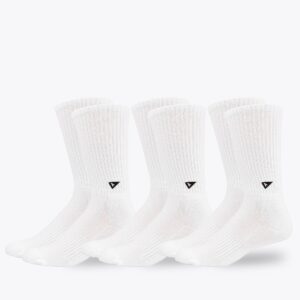 Crew Sock Long - White - 3-Pack