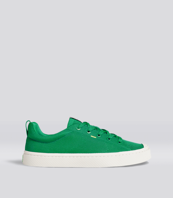 IBI Low Green Knit Sneaker Men