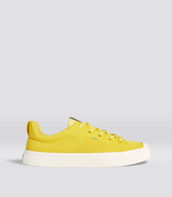 IBI Low Sun Yellow Knit Sneaker Men