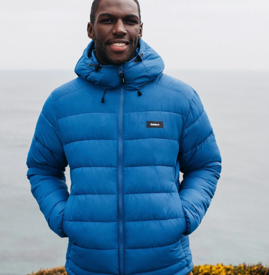 Sustainable down outlet jacket