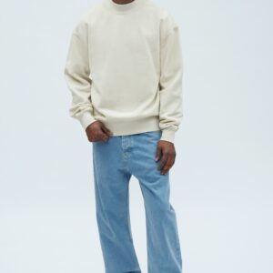Kotn Men's Mock Neck Sweatshirt in Gray, Size XS