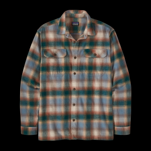 Men&#8217;s Long-Sleeved Organic Cotton Midweight Fjord Flannel Shirt