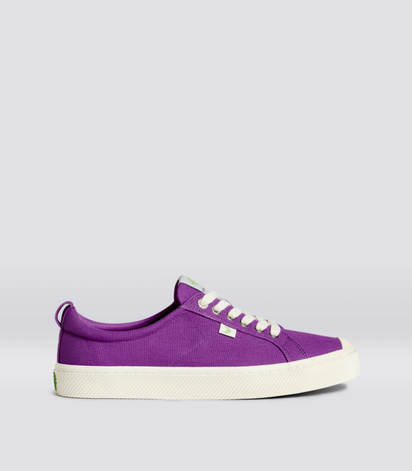 OCA Low Purple Dahlia Canvas Sneaker Men