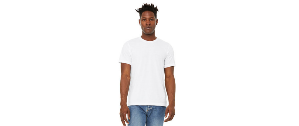 Mens Organic T Shirt White Fair Trade Certified Tee Shirt 100% Organic  Cotton Shirt GOTS Eco Friendly Crew Neck Plain White T-shirt 