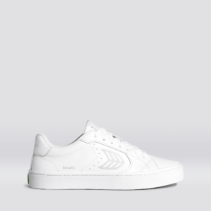 SALVAS White Leather Sneaker Men