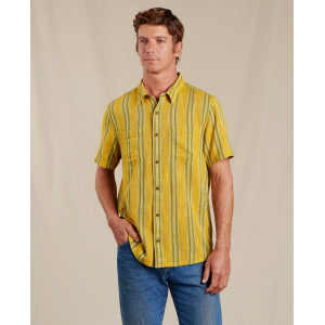 Salton Short Sleeve Shirt Lemon Stripe / S