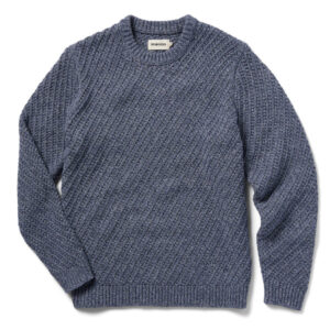 The Adirondack Sweater in Blue Melange