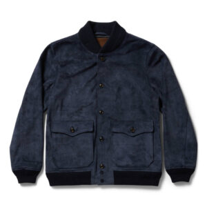 The Aviator Jacket in Midnight Suede