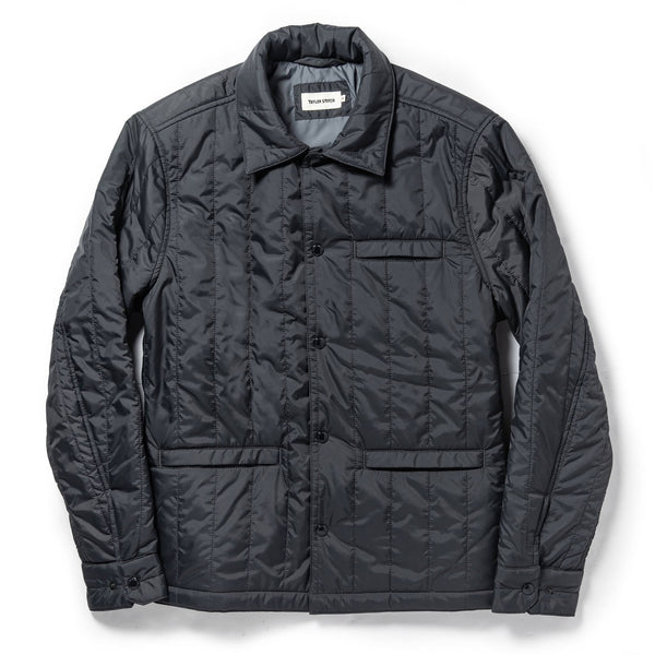 The Decker Jacket in Charcoal Quilt