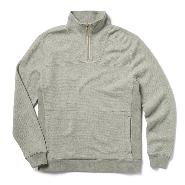 The Horizon Pullover in Ash Double Knit