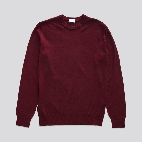 The Merino Sweater Burgundy