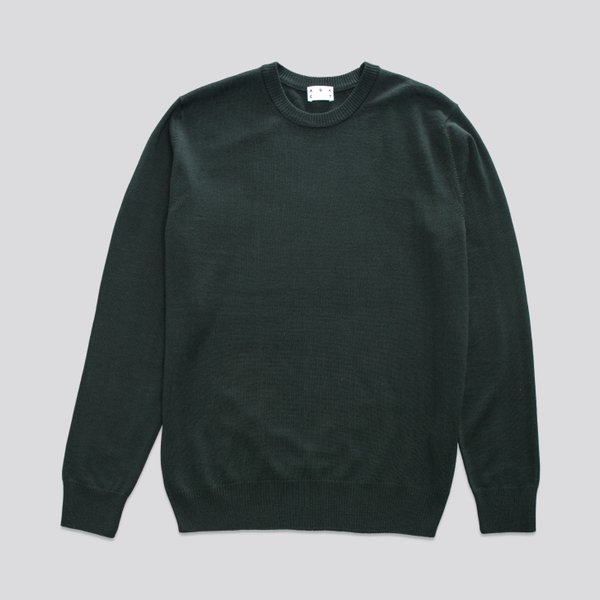The Merino Sweater Dark Green