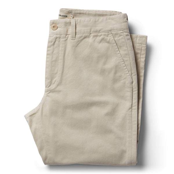 The Slim Foundation Pant in Organic Stone