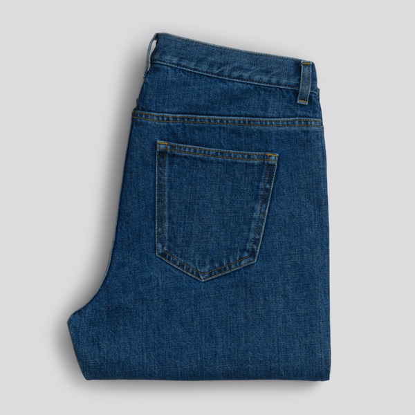 The Washed Denim Jeans Stone Wash