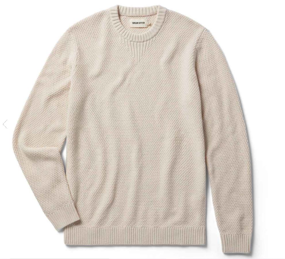 The Russell Sweater in Heather Oat