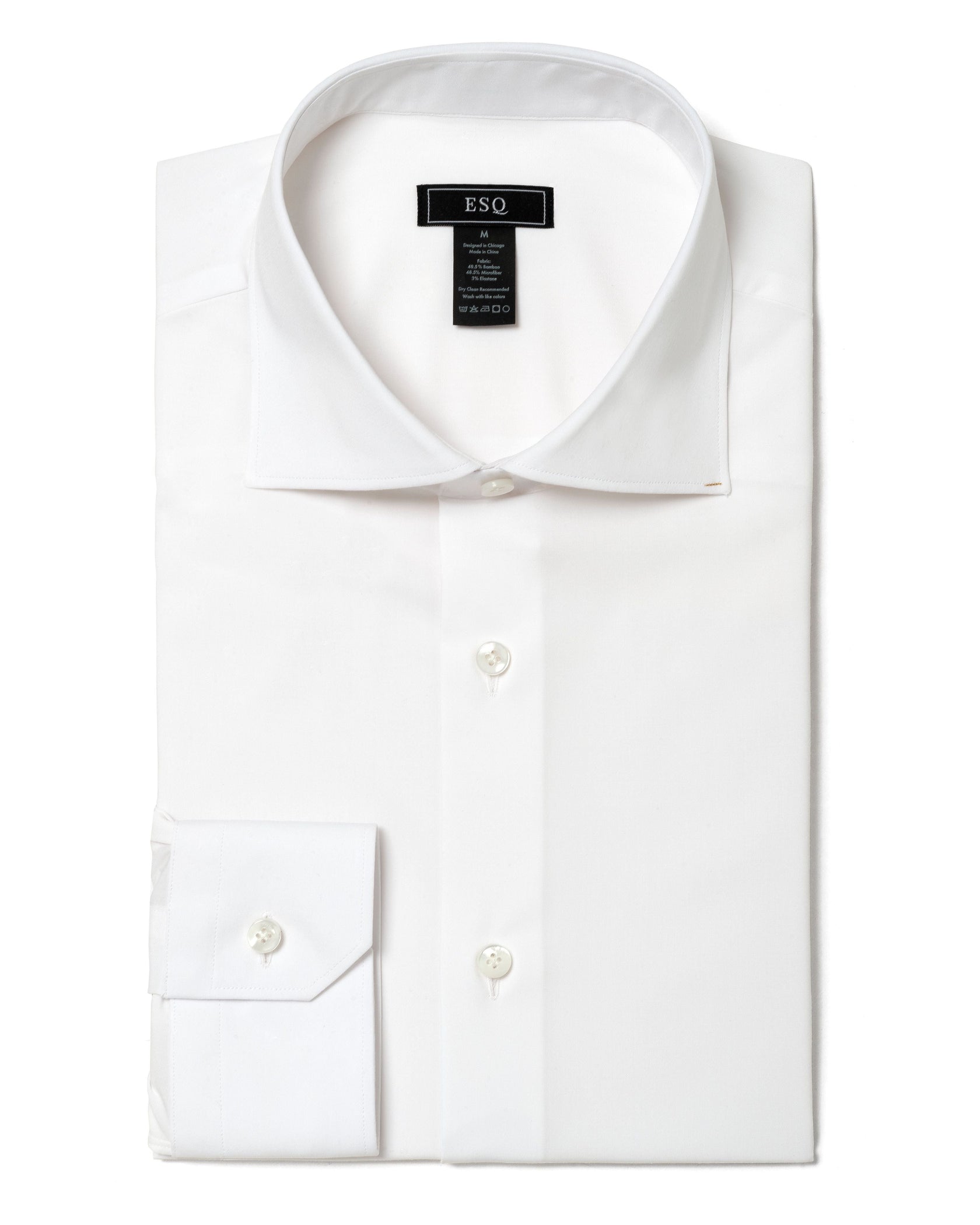 Angelo Bamboo White Shirt