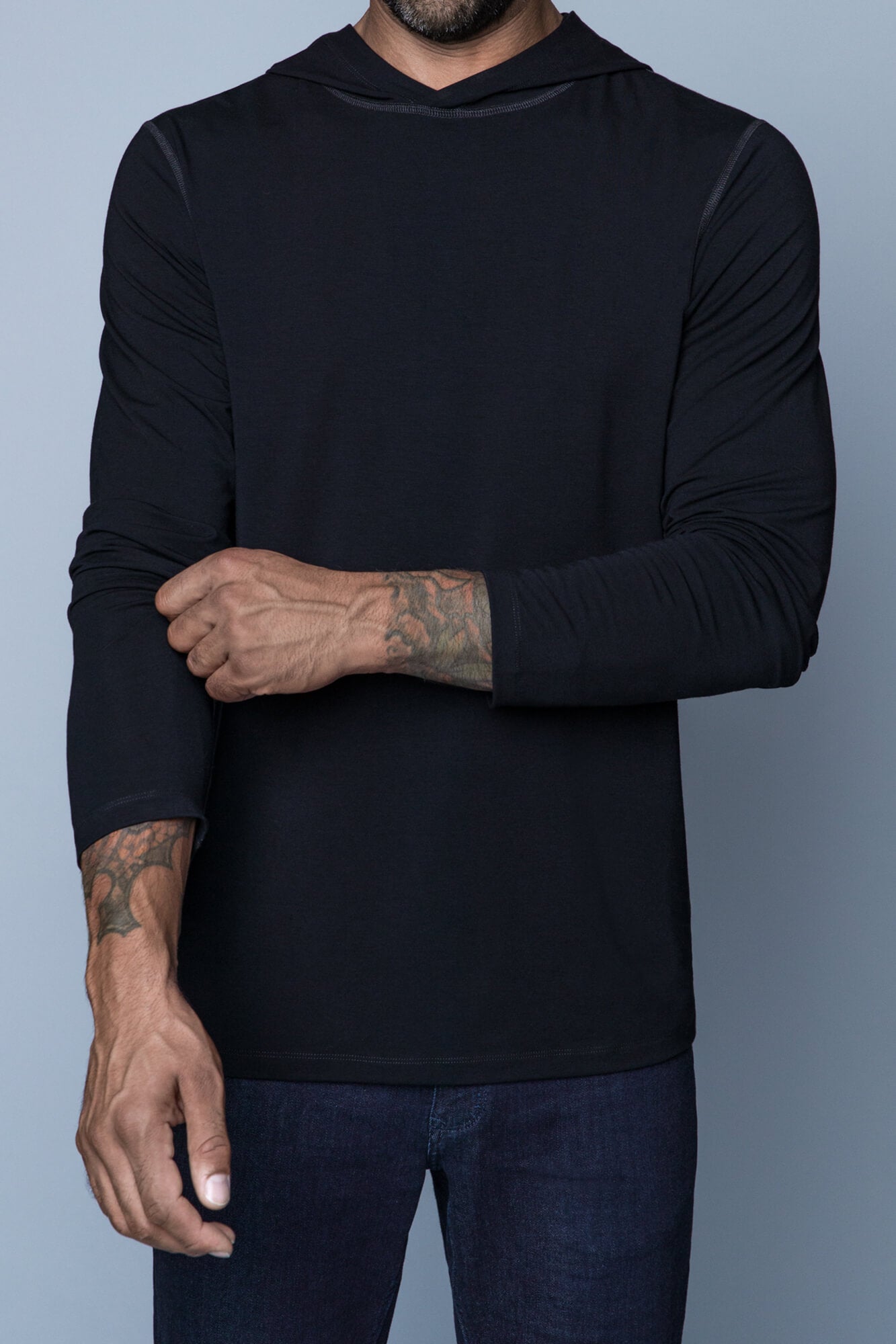 Vasquez 2020 | Hooded Long-Sleeve Tall Shirt