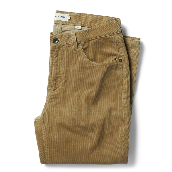 The Slim All Day Pant in Khaki Cord