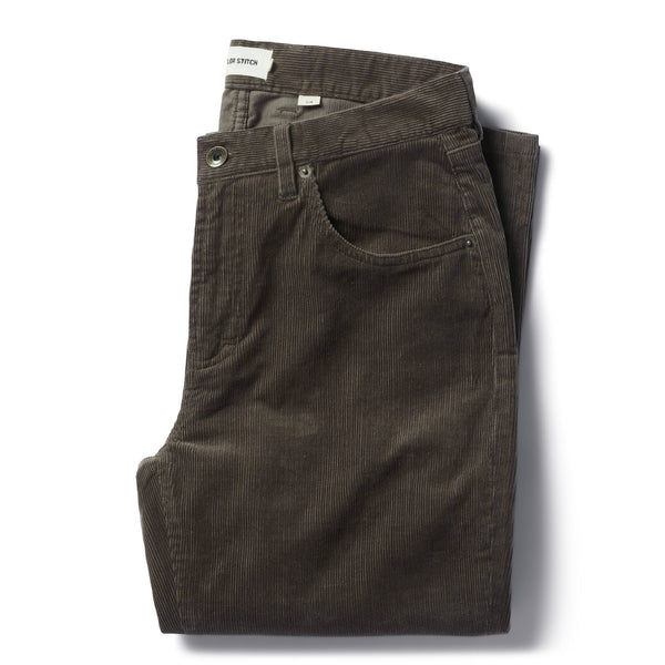 The Slim All Day Pant in Walnut Cord