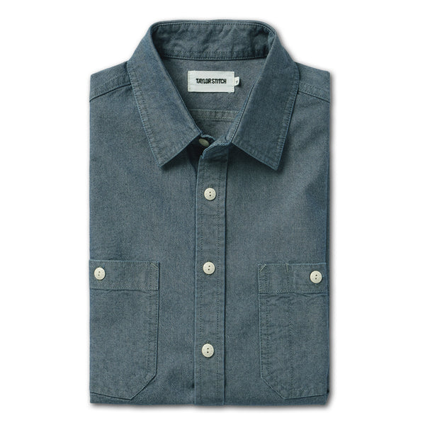 The Utility Shirt in Rinsed Selvage Chambray