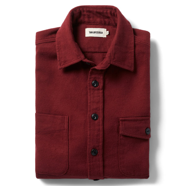 The Crater Shirt in Cardinal Twill