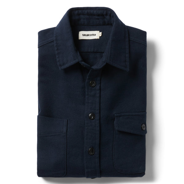 The Crater Shirt in Navy Twill