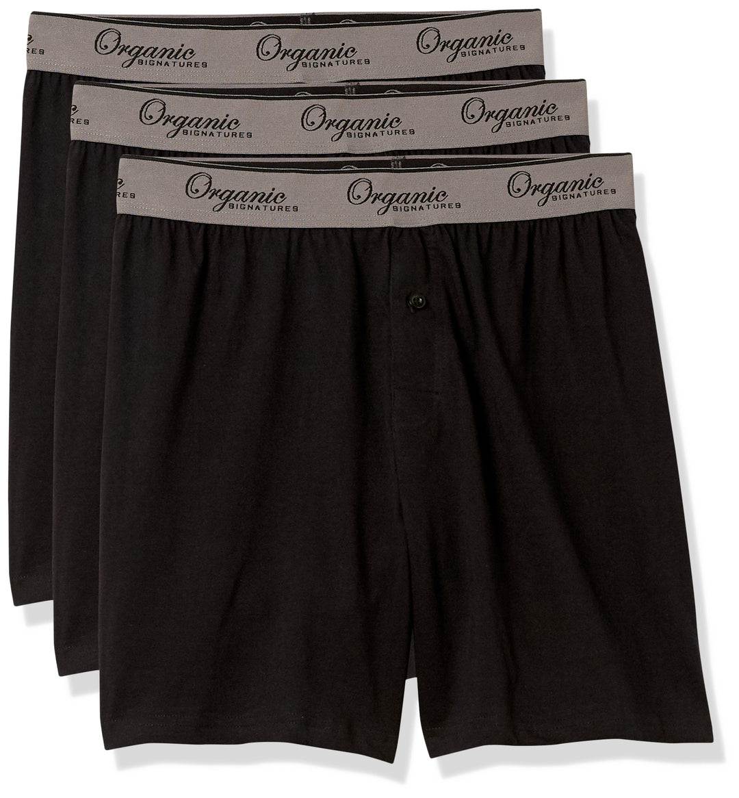 Black Knit Boxer Shorts