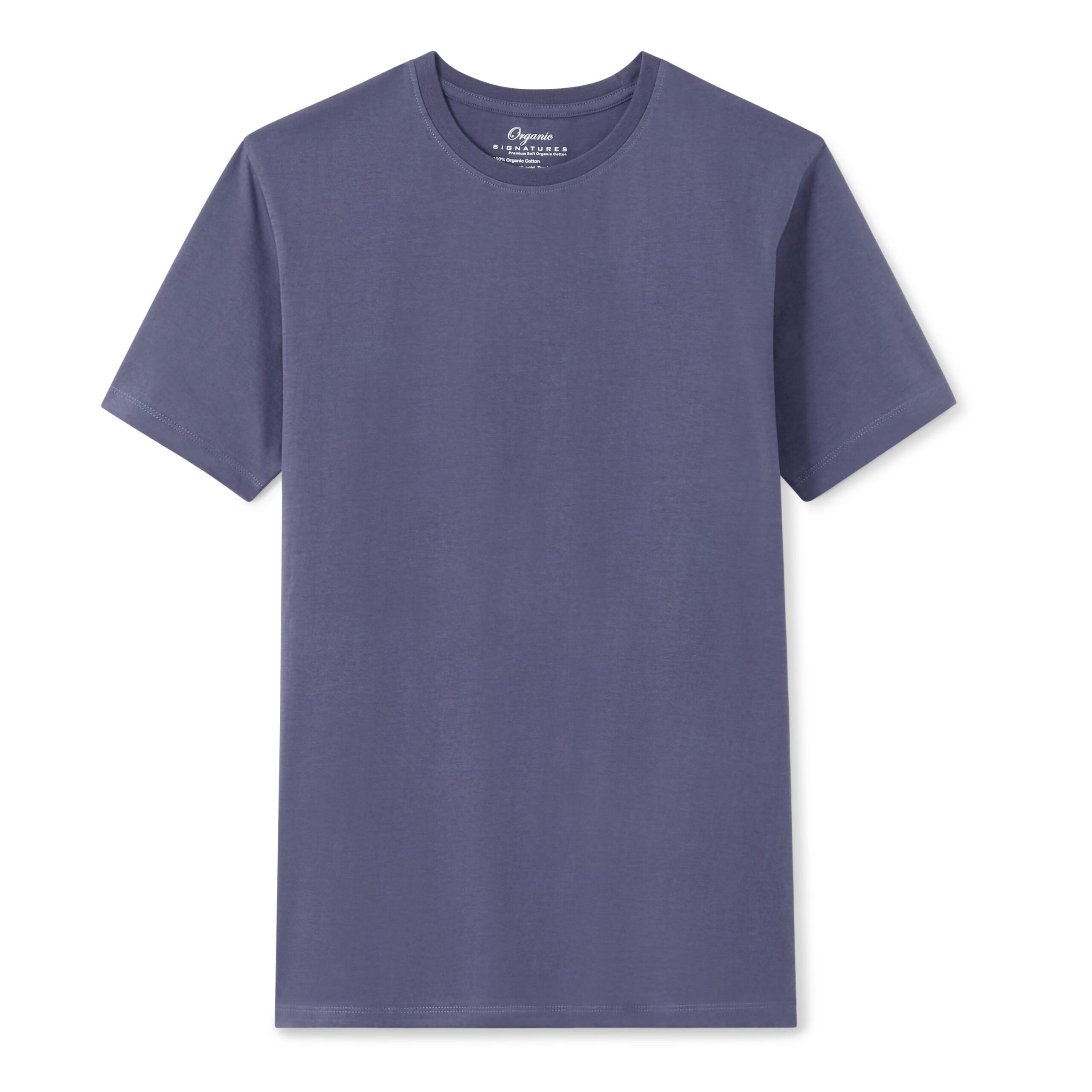Blue T-Shirt for Men &#8211; Crewneck Short Sleeve