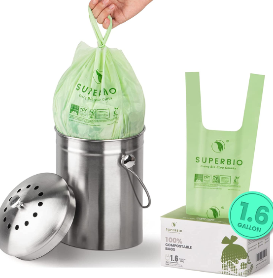 9 Best Compostable & Biodegradable Trash Bags To Greenify Garbage Day