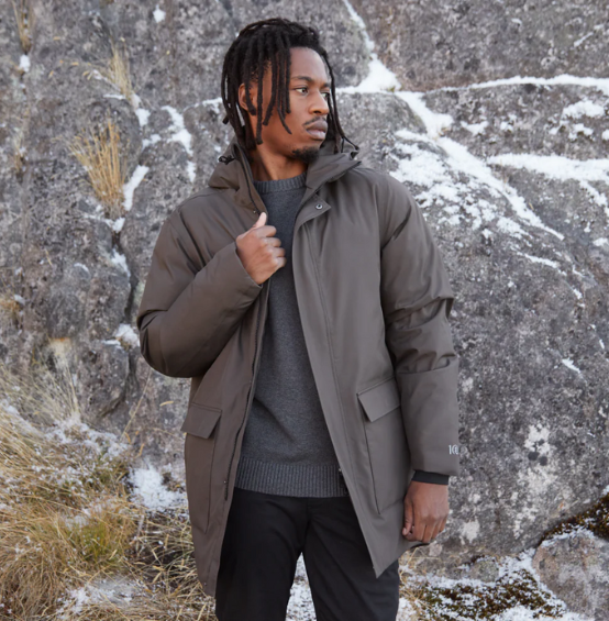 Sustainable winter jacket on sale