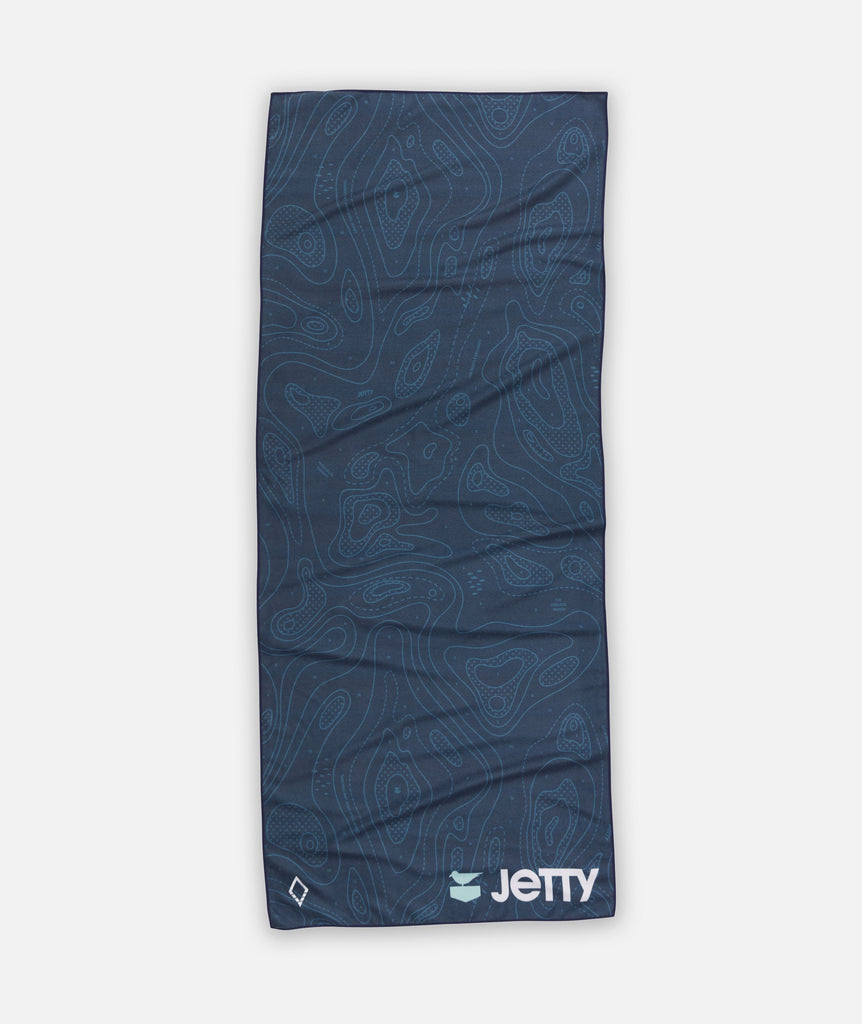 Jetty x Nomadix Bathymetry Towel &#8211; Navy