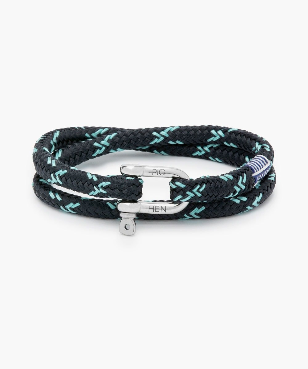 Salty Steve Navy &#8211; Turquoise | Silver