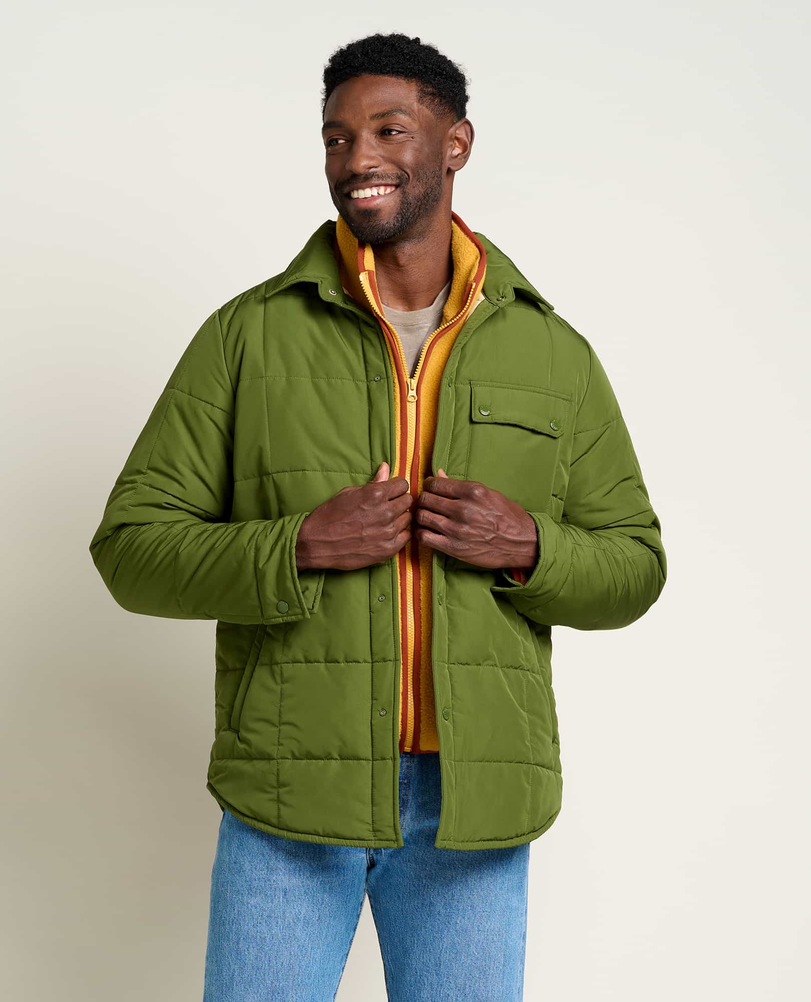 Spruce Wood Shirt Jacket Chive