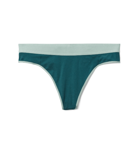 Women's Thong Panties With Merino Wool Blend