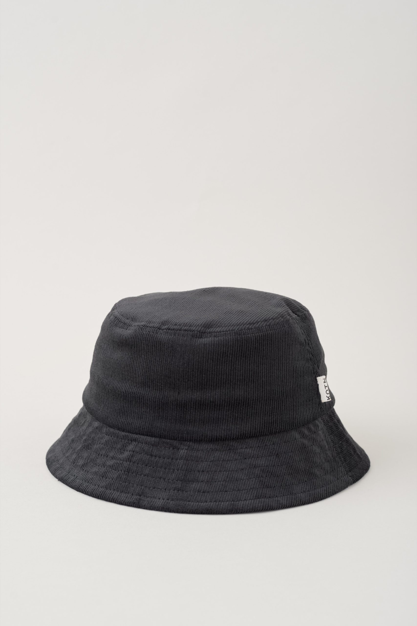 Unisex Cord Bucket Hat | Black