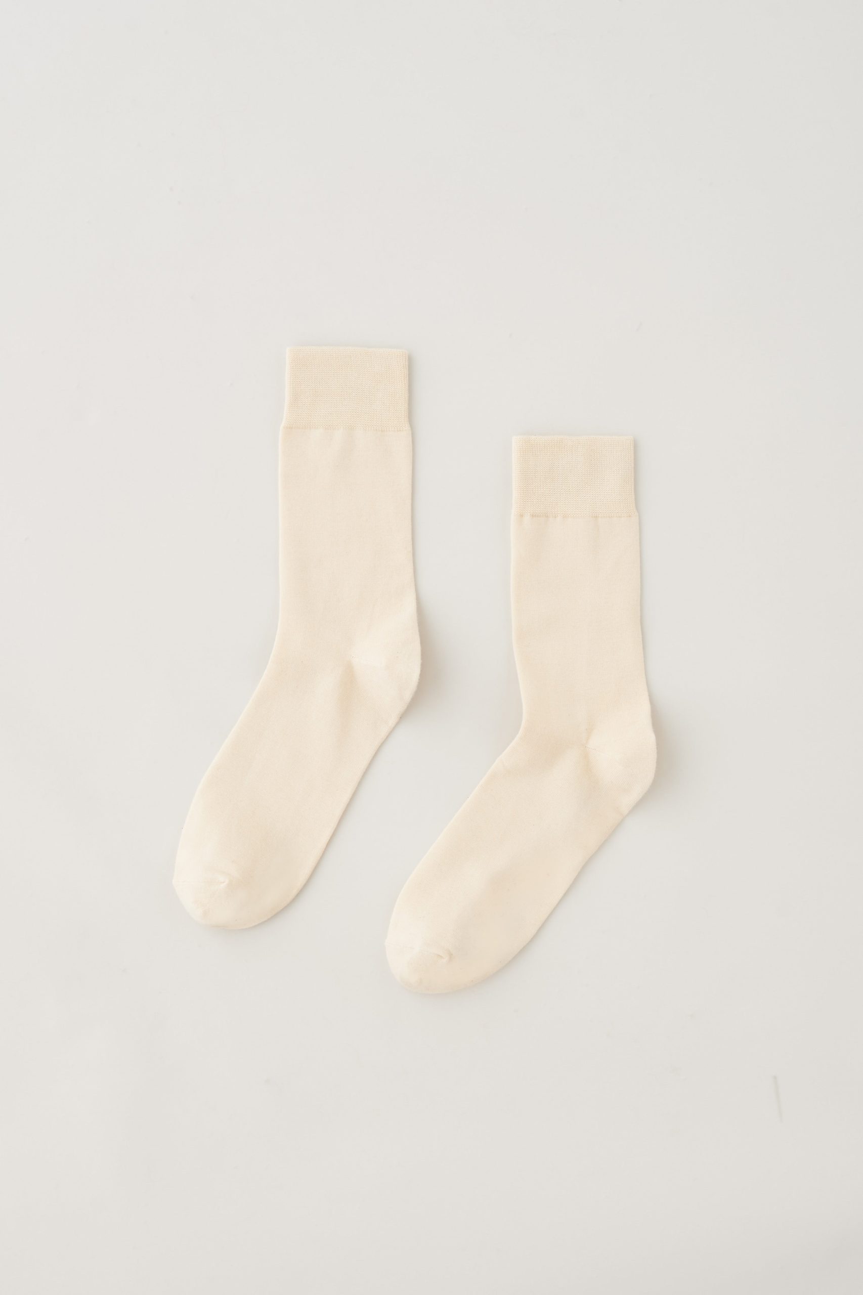 Unisex Dress Socks | Alabaster White