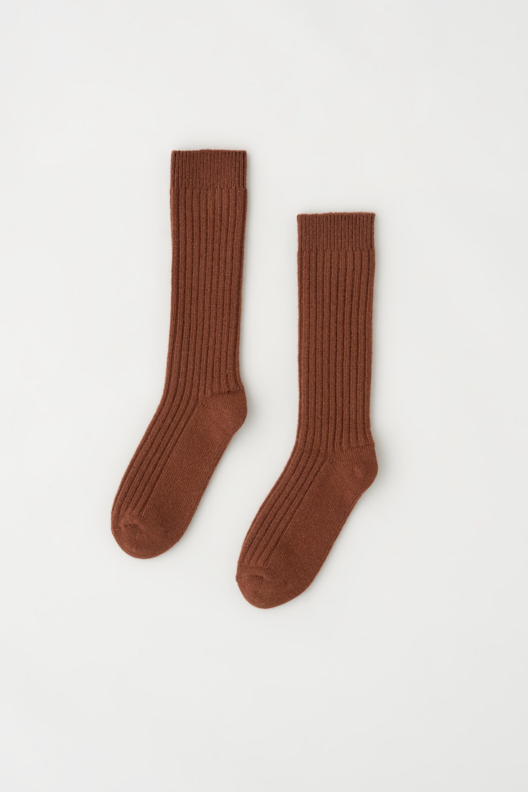 Unisex Highlands Sweater Socks | Umber
