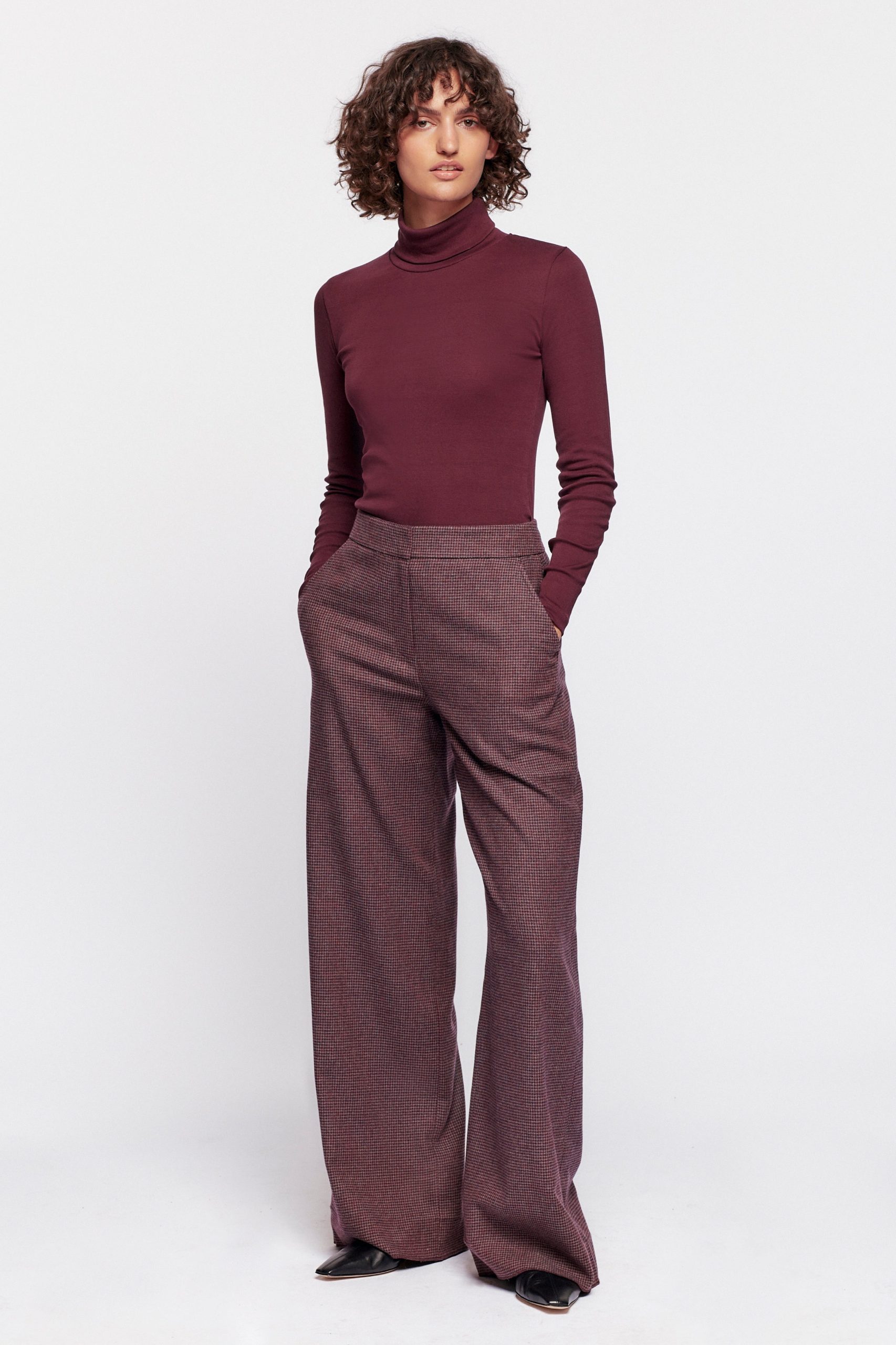 Fitted Turtleneck Top | Pinot
