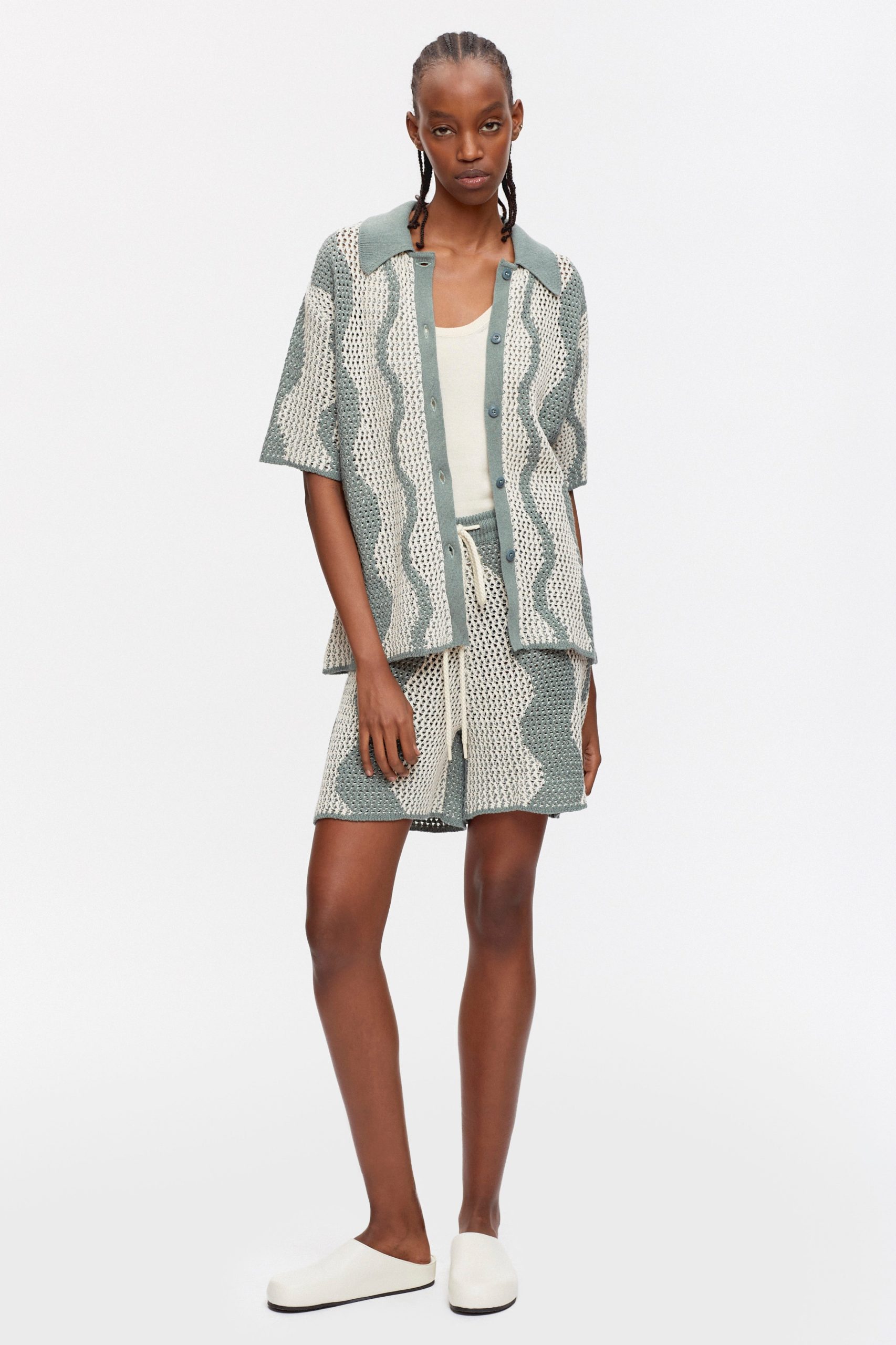 Masrah Knit Shirt | Farrow/Marshmallow