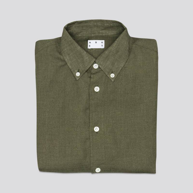 Linen Shirt | Olive