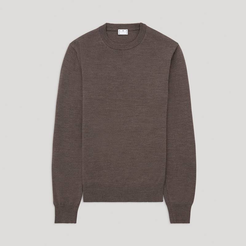 Merino Sweater | Brown Melange