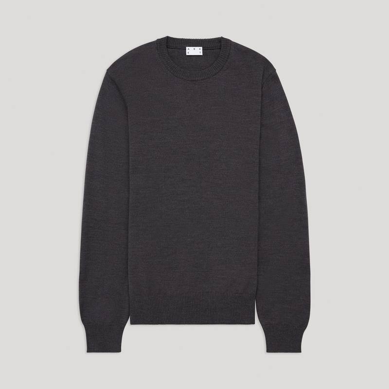 Merino Sweater | Charcoal Melange