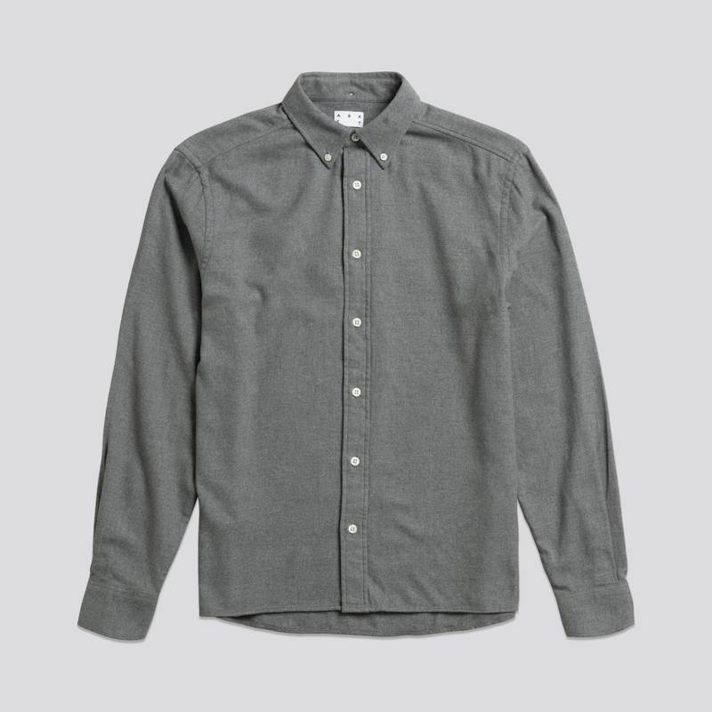 Flannel Shirt | Grey Melange