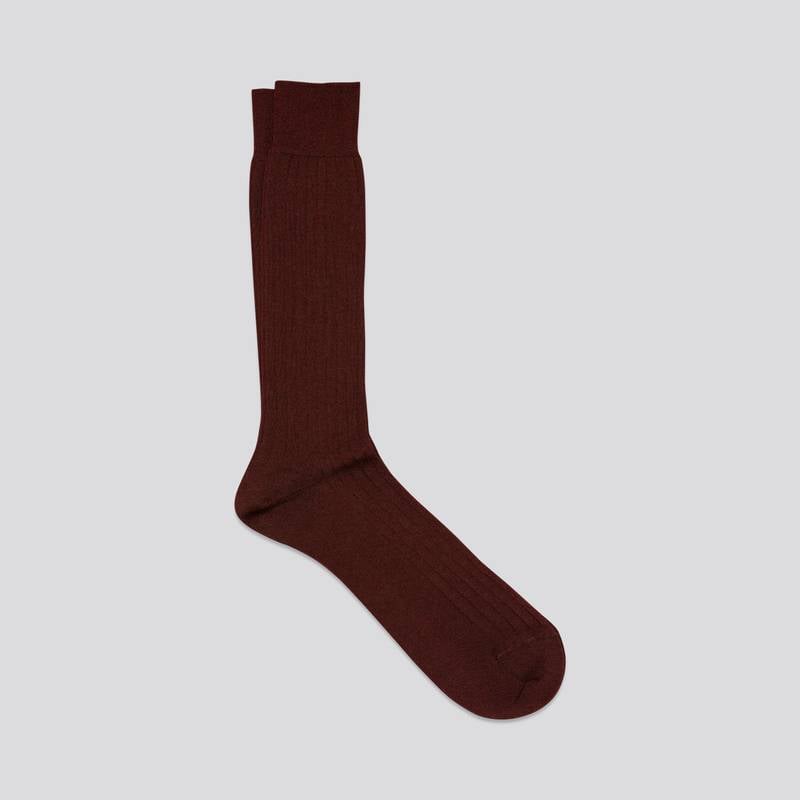 Merino Sock | Burgundy