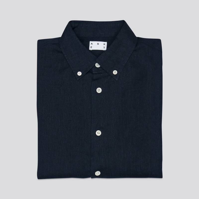 Linen Shirt | Dark Navy