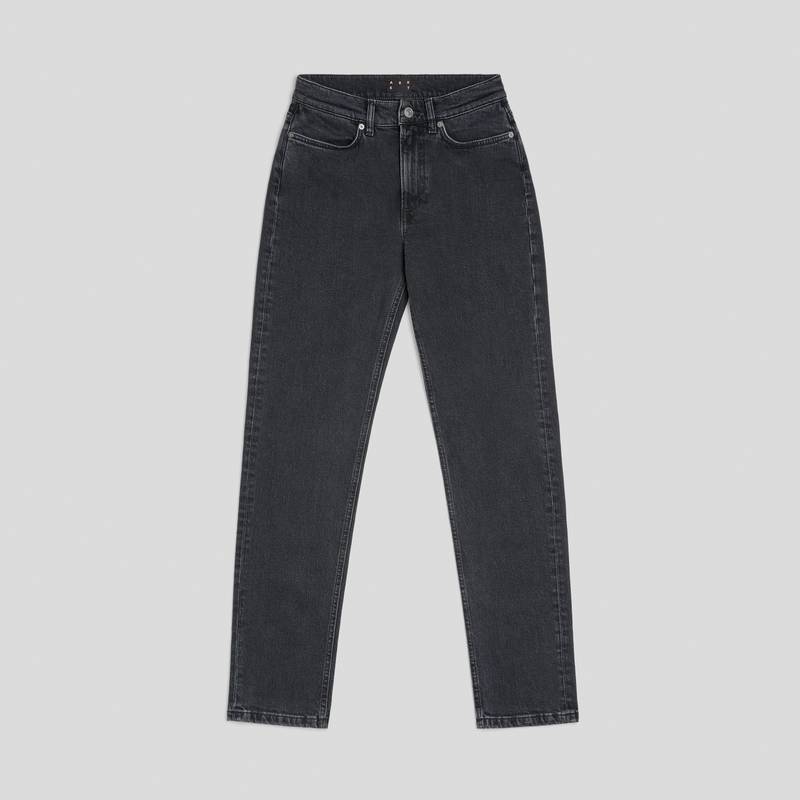 Standard Black Jeans | Grey Wash